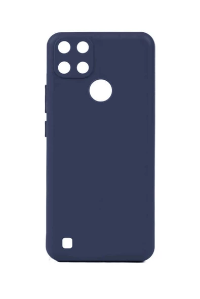 Realme C25Y Kılıf Kamera Korumalı Silikon Rubber Arka Kapak - Resim 2