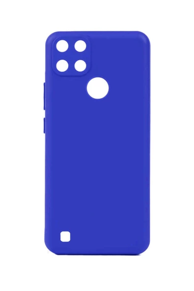 Realme C25Y Kılıf Kamera Korumalı Silikon Rubber Arka Kapak - Resim 4