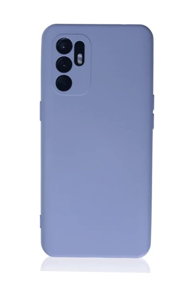 Oppo Reno 6 Kılıf Kamera Korumalı Silikon Rubber Arka Kapak - Resim 5