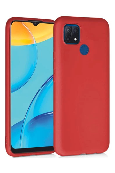 Oppo A15s Kılıf Kamera Korumalı Silikon Rubber Arka Kapak ürün görseli 1