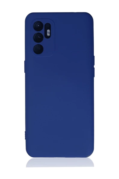 Oppo Reno 6 Kılıf Kamera Korumalı Silikon Rubber Arka Kapak - Resim 3