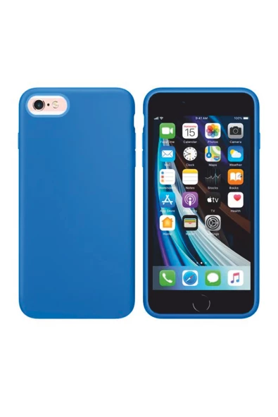 iPhone 7 Kılıf Kamera Korumalı Silikon Rubber Arka Kapak - Resim 4