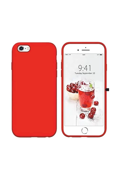 iPhone 6 Plus Kılıf Kamera Korumalı Silikon Rubber Arka Kapak ürün görseli 1