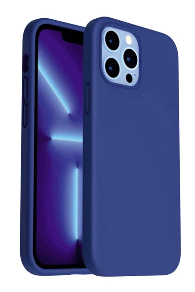 iPhone 12 Pro Max Kılıf Kamera Korumalı Silikon Rubber Arka Kapak - Resim 4