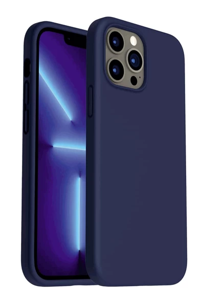 iPhone 12 Pro Max Kılıf Kamera Korumalı Silikon Rubber Arka Kapak - Resim 2