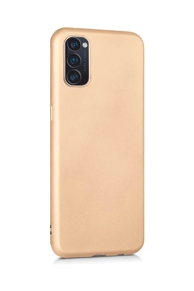 Oppo Reno 4 Kılıf Kamera Korumalı Silikon Rubber Arka Kapak