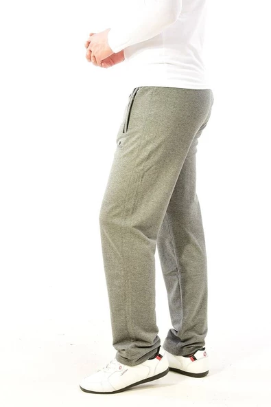 Erkek Cepli Eşofman Altı Gri - 2