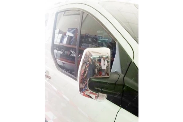 Ford Tourneo Custom Krom Ayna Kapağı 2012 ve üzeri Paslanmaz Çelik - Resim 2