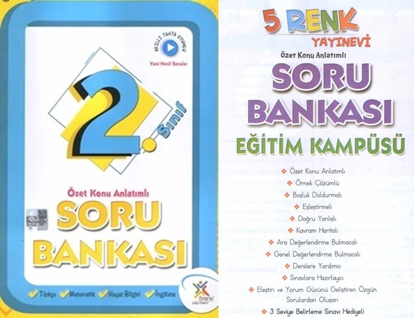 2.Sınıf Kazanımlı Soru Bankası Temel Dersler Yeni Nesil Yolculuk