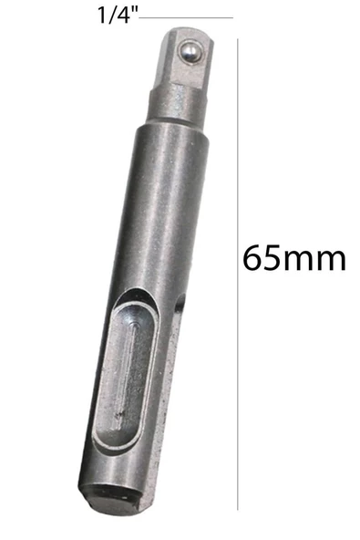 Gfb 1/4" Sds Saplı Lokma Adaptörü 65 mm - 2