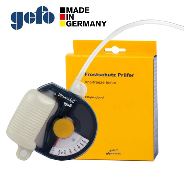 Gefo 1100 Antifiriz Antifriz Ölçer Test Bomesi Pompa Made İn Germany 52 ml - 2