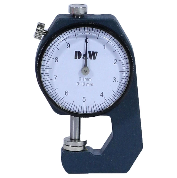 DW Kalınlık Komparatörü Cep Kumpas Saat Tipi 0.1 mm-10 mm 4KKCTS - 2