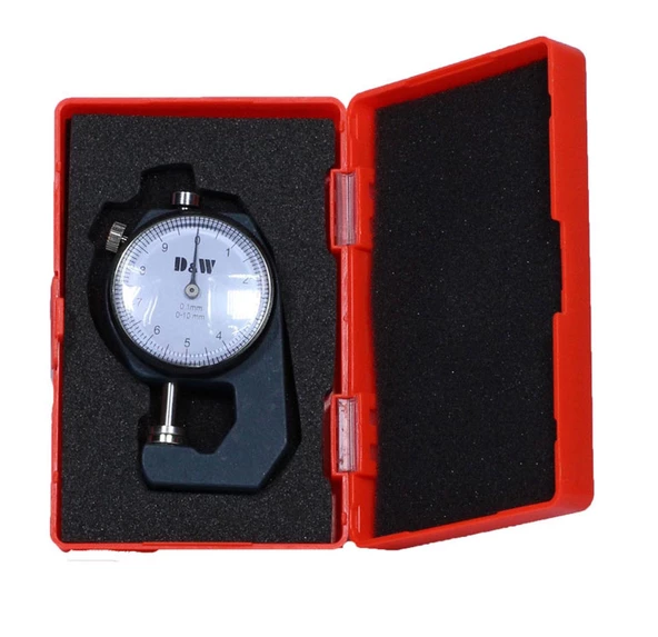 DW Kalınlık Komparatörü Cep Kumpas Saat Tipi 0.1 mm-10 mm 4KKCTS - 4