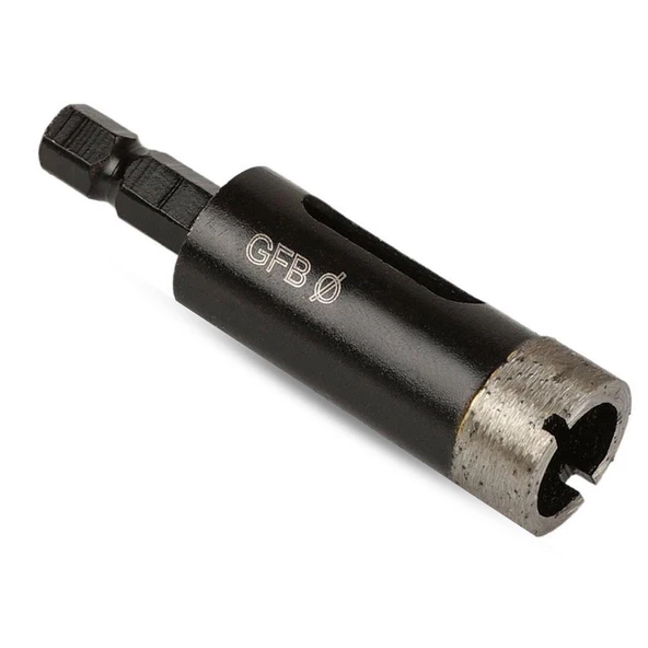Gfb Hex Matkap Girişli Elmaslı Granit Mermer Delici Panç 20 mm - 3