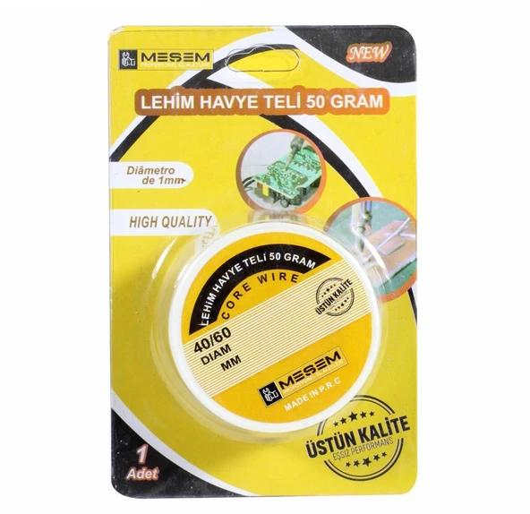 Meşem 4141 40/60 Havya Lehim Teli 50 gram