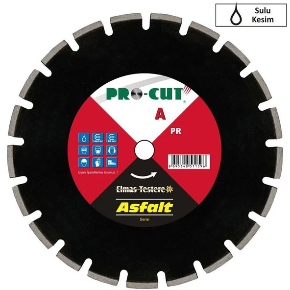 Pro-Cut PR-51157 350A Asfalt Kesme Elmas Testere 35 Cm