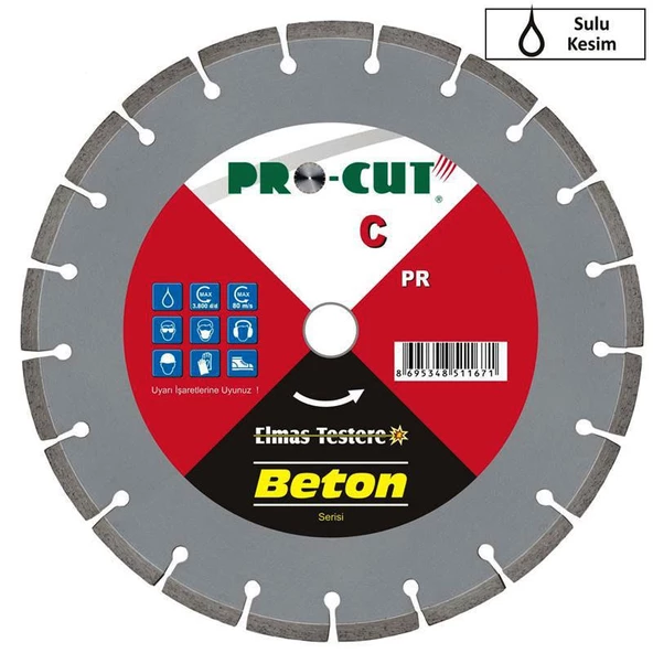 Pro-Cut PR-51169 450C Beton Elmas Testere 45 Cm