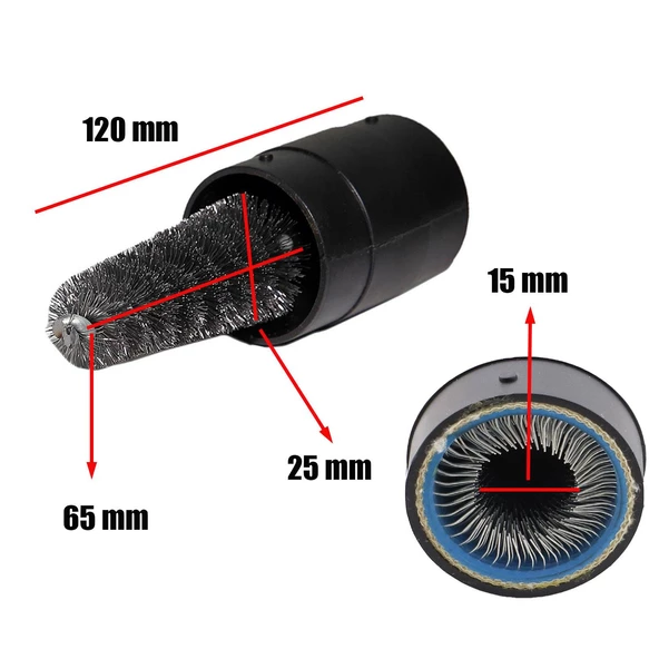 Hawk 15 mm Akü Başı Temizleme Fırçası Oksit Fırçası - 4