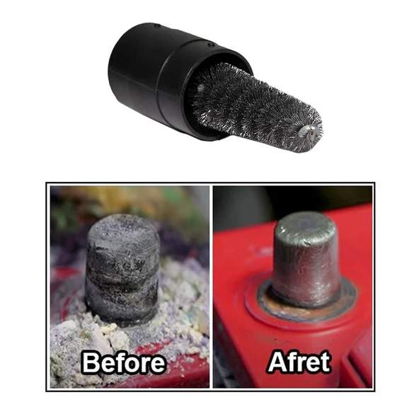 Hawk 15 mm Akü Başı Temizleme Fırçası Oksit Fırçası - 6