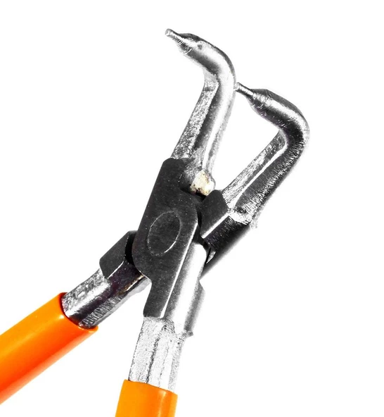 Rico 001-RC3480 7" Eğri Uçlu İç Segman Sekman Pensesi - 2