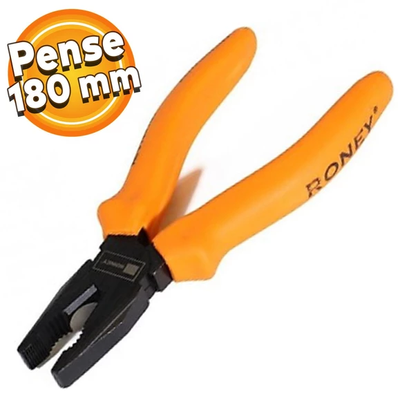 Roney R08030180 Kombine Pense Turuncu 180 mm