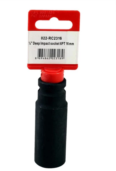 Rico 022-RC2316 6 Altı Köşeli 1/2 Derin Havalı Lokma 16 mm - 2