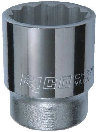 Rico 007-RC1222 12 Köşeli Lokma 22 mm 1/2" - 2
