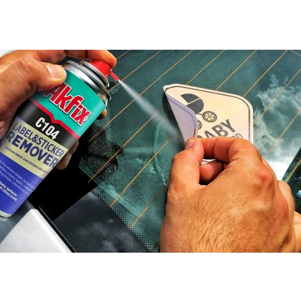 Akfix A104 Etiket Sökücü Mastik Yapışkan Sökücü Sprey 200 ml - 2