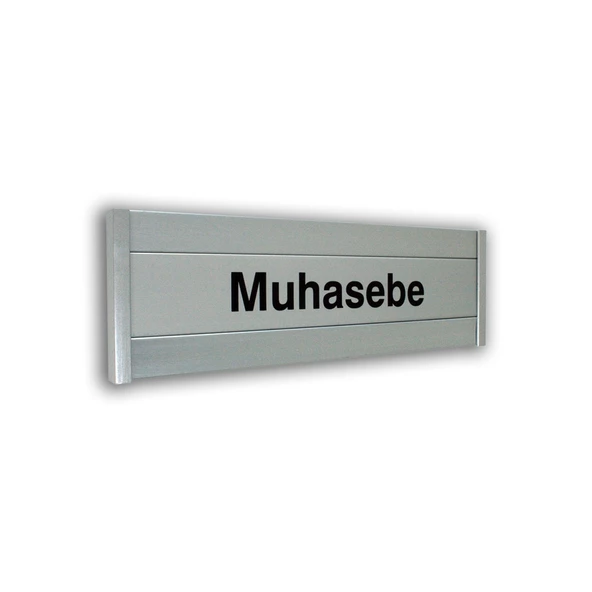 Muhasebe Kapı İsimliği 8X25 Cm Alm. Combi
