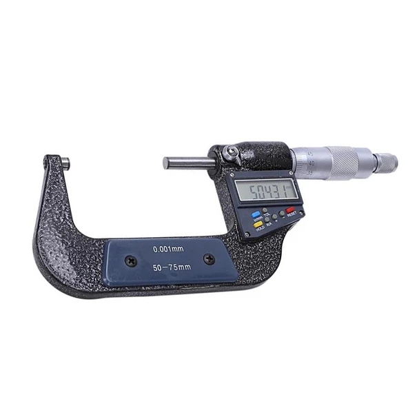 Dw Elektronik Dijital Dış Çap Mikrometresi 50-75 mm 0.001 mm Profesyonel Çelik Mikrometre - 5