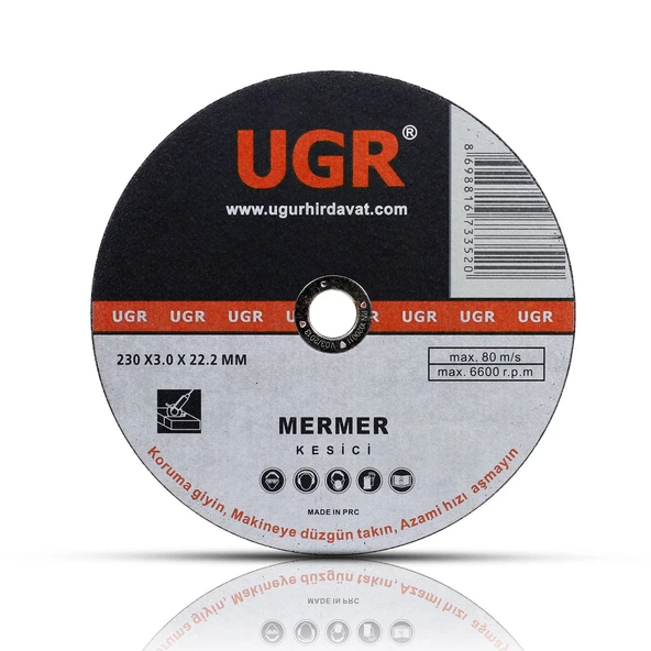 Ugr Mermer Kesici Taşlama Makinesi Diski 230X3X22 mm - 2