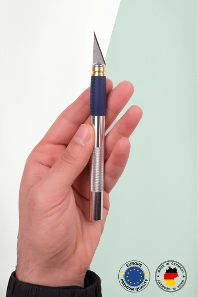 Alveta Hobi Gravür Çelik Kalem Neşter Lutz Maket Bıçağı - 2