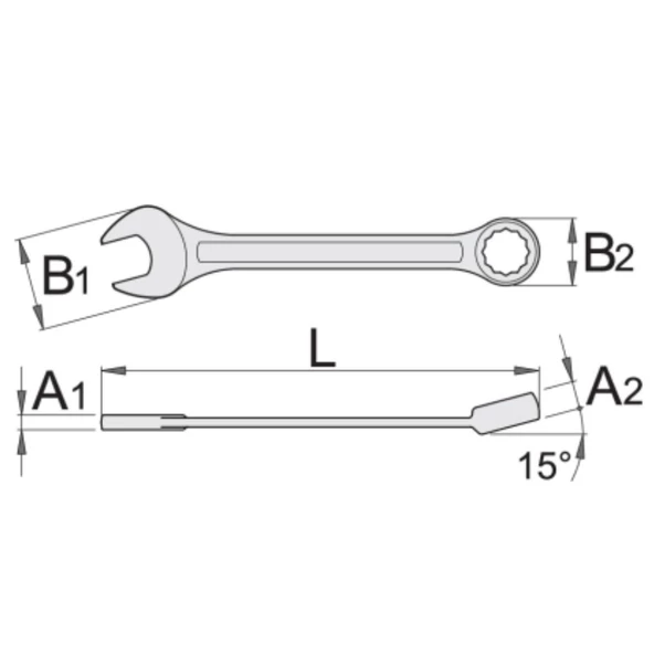 Unior Kombine Anahtar Uzun - 4