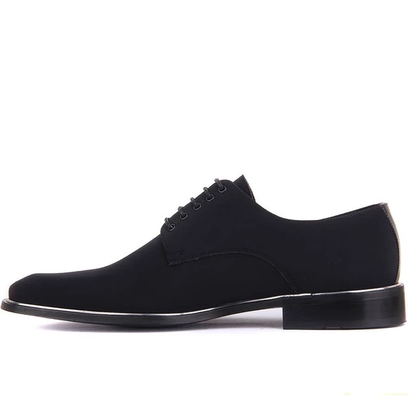 Fosco 8003 Bağcıklı Siyah Tekstil Erkek Klasik Ayakkabı - 3