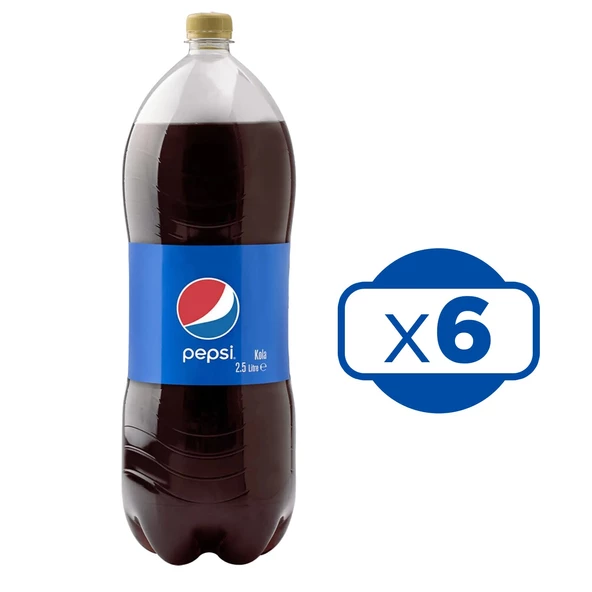 Pepsi Cola 2,5 Lt x 6 Adet