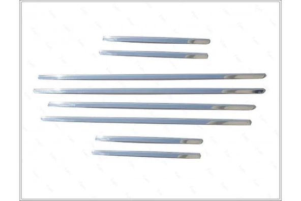 Mitsubishi Outlander Krom Cam Çıtası 8 prç. 2006-2012 P. Çelik - Resim 3