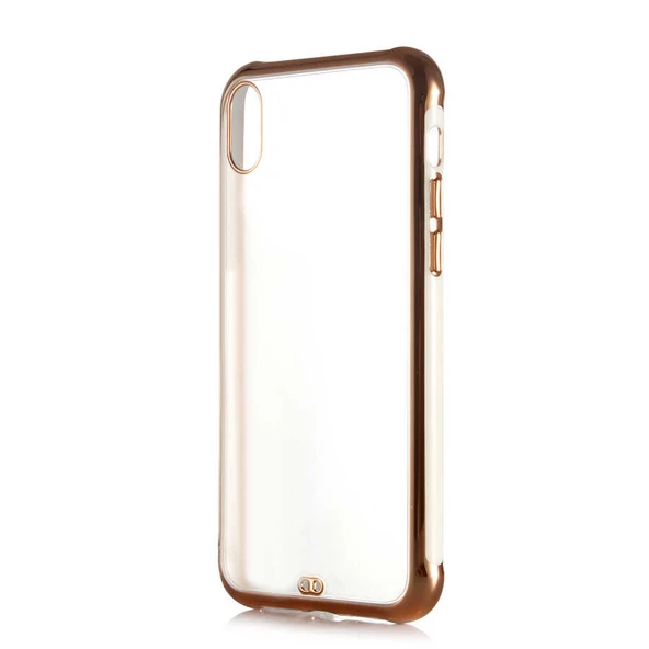 Apple iPhone XS Max 6.5 Kılıf Kamera Korumalı Kenarları Renkli Şeffaf Voit Silikon - Resim 8