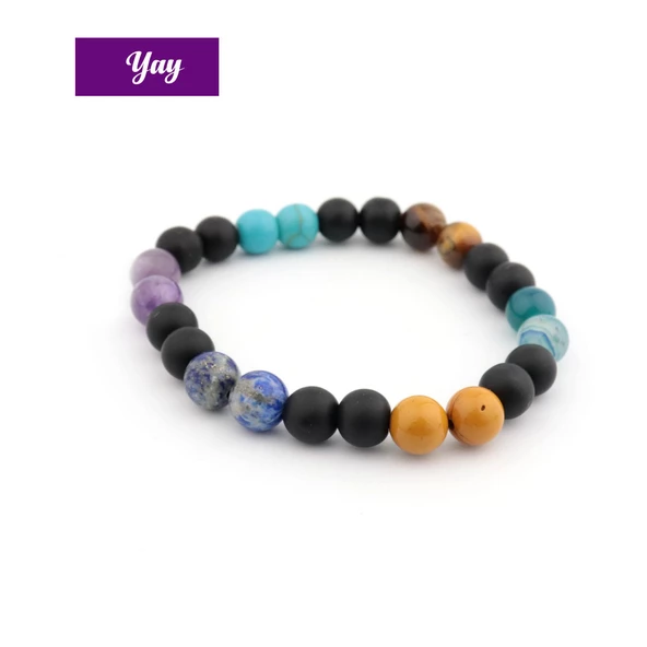 Hakiki Doğaltaş Bileklik Burç Bilekliği Burçlara Özel Unisex - 11