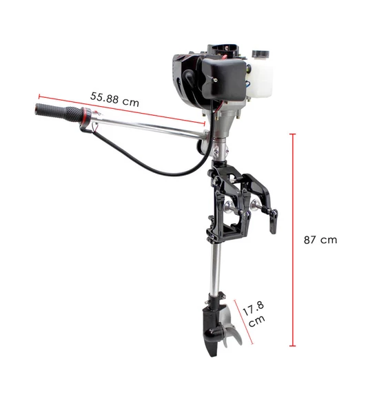 Ital Dıştan Takmalı Tekne Motoru LC550B 2.5Hp 2 Zamanlı - 3