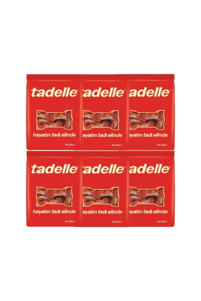 Tadelle Mini Fındık Dolgulu Sütlü Çikolata 200 Gr - 6 Adet