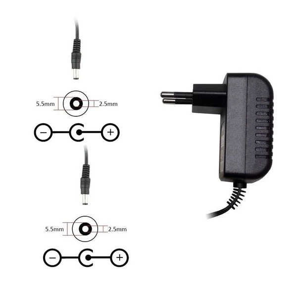 12V 2A Uydu Alıcı Adaptör RETRO