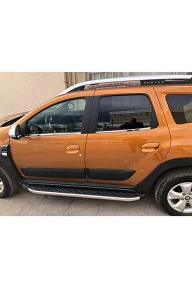 Dacia Duster Krom Cam Çıtası 4 Kapı 2018-2024 Paslanmaz Çelik - Resim 4