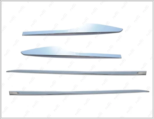 Renault Clio 4 HB Krom Yan Kapı Çıtası 4 Kapı P. Çelik 2012-2018 - Resim 3