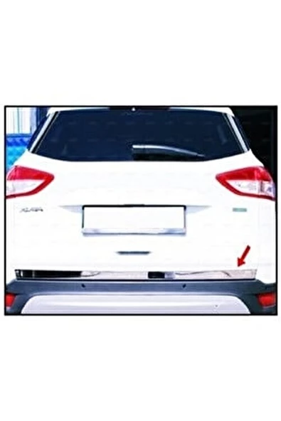 Ford Kuga 2 Krom Alt Bagaj Çıtası 2013 Üzeri  P. Çelik