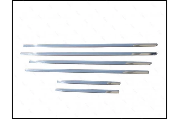 Honda Civic Krom Cam Çıtası 6 Parça 2007-2012 P.Çelik - Resim 3