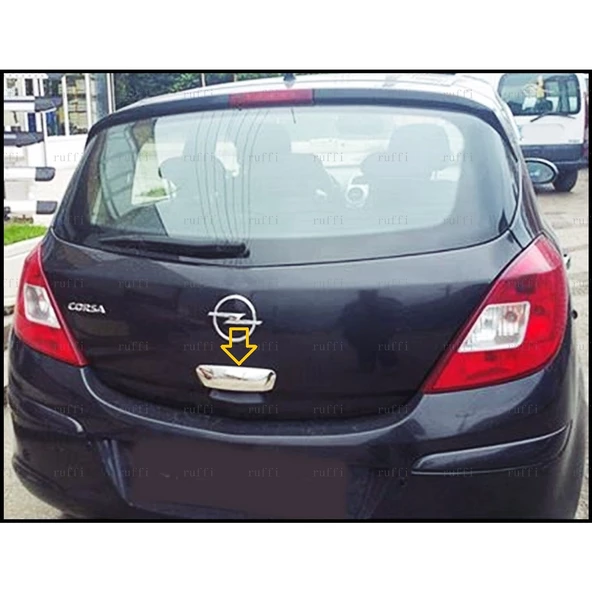 Opel Corsa D Krom Bagaj Açma 2007-2014 Arası P.çelik