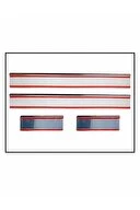 Renault Clio 4 HB Krom Kapı Eşiği 4 Prç.P.Çelik 2012 ve Sonrası - 3