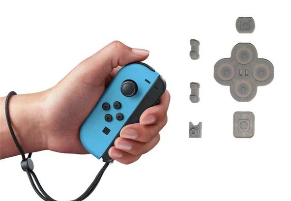 Nintendo Switch İç Lastik Seti Sol Joycon Rubber Pad NS Left Button Set - Resim 2