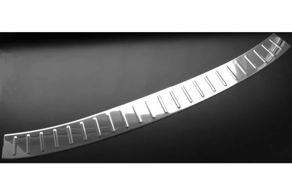 Ford Tourneo Courier Krom Arka Tampon Eşiği 2014-2023 Paslanmaz Çelik - Resim 2