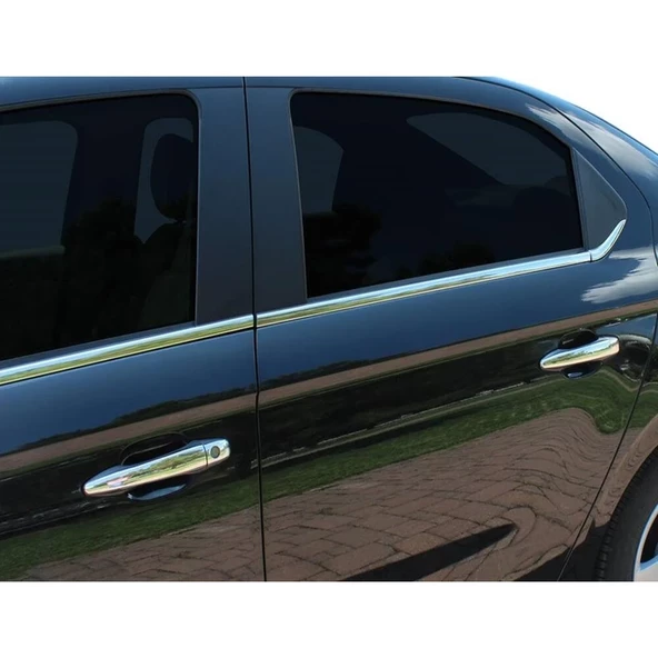 Peugeot 301 Krom Cam Çıtası 6 parça 2012 ve üzeri P.ÇELİK - Resim 2